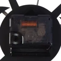 Часы настенные интерьерные &laquo;Якорь&raquo;, бесшумные, плавный ход, d=40 см, металл, чёрные