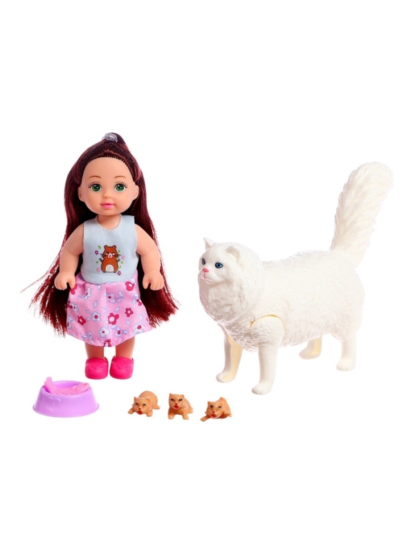 Кукла-малышка  Кукла-малышка "Мама-кошечка", МИКС