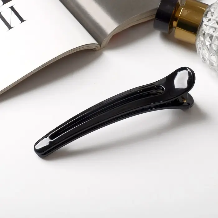 Зажим для волос «Лорен», классика, 12 см, чёрный