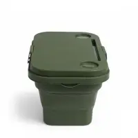 Корзина - столик maclay 2 в 1, складная, 47&times;28.5&times;23.5 см, зелёная