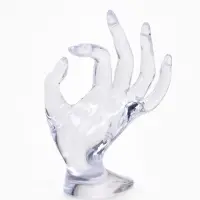 Подставка для украшений &laquo;QF. Рука&raquo;, 10.5&times;8&times;16 см, прозрачная