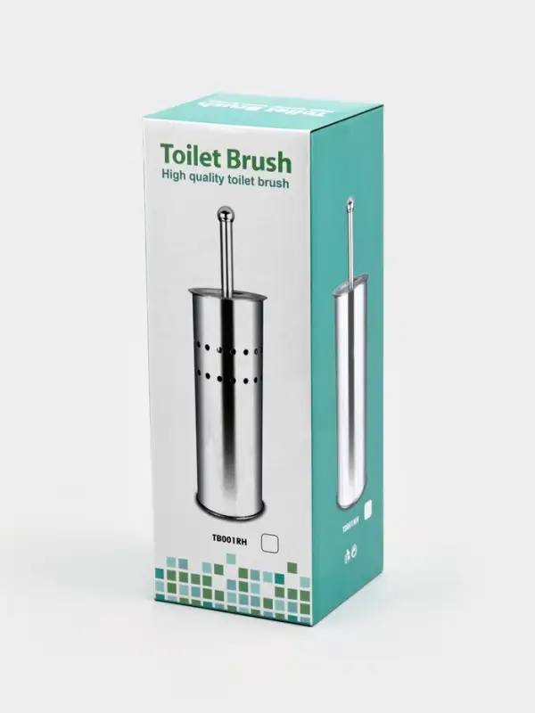 Ёрш для унитаза, нержавеющая сталь, чёрный