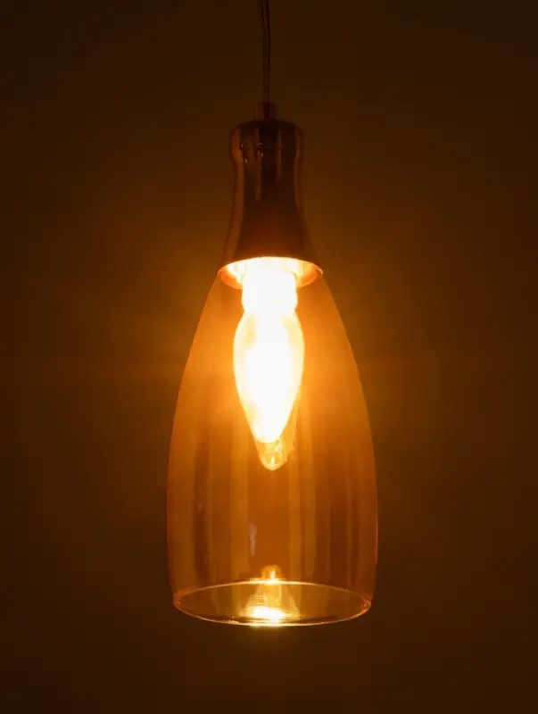 Светильник подвесной 06979/1HQ, 1x40Вт, E14, цвет золото