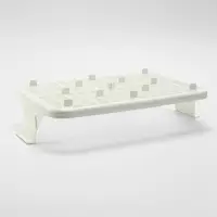 Туалет с сеткой, 44&times;33&times;11.5 см, бежевый, белый