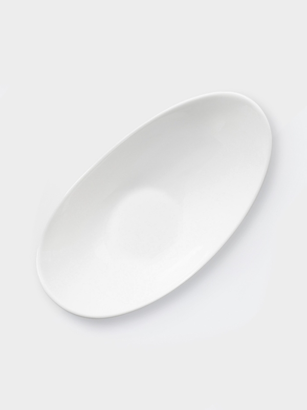 Салатник Hanna Knövell, 20.7×11.5×9 см, фарфор, белый