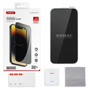 Защитное стекло для iPhone 16 Pro ANMAC 3D Privacy с сеточкой Арт. 1137494