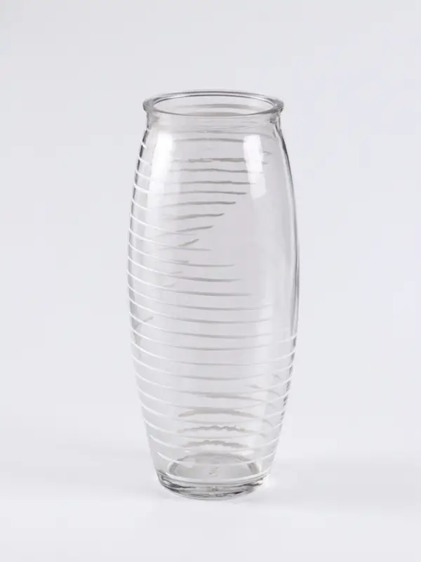 Ваза &laquo;Бриз&raquo;, дымка, h=23 см, стекло, прозрачная