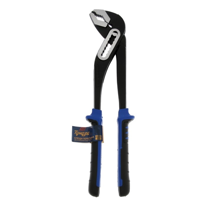 Клещи переставные ТУНДРА, CrV, двухкомпонентные рукоятки, 300 мм Клещи переставные ТУНДРА, CrV, двухкомпонентные рукоятки, 300 мм