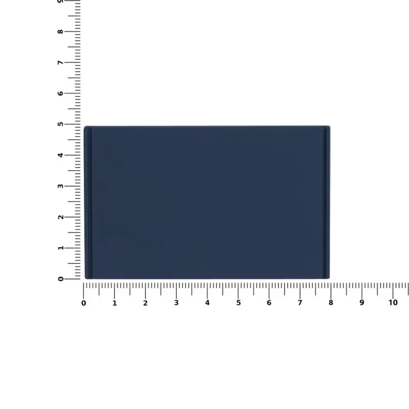 Лейбл из ПВХ Dzeta, XL, темно-синий