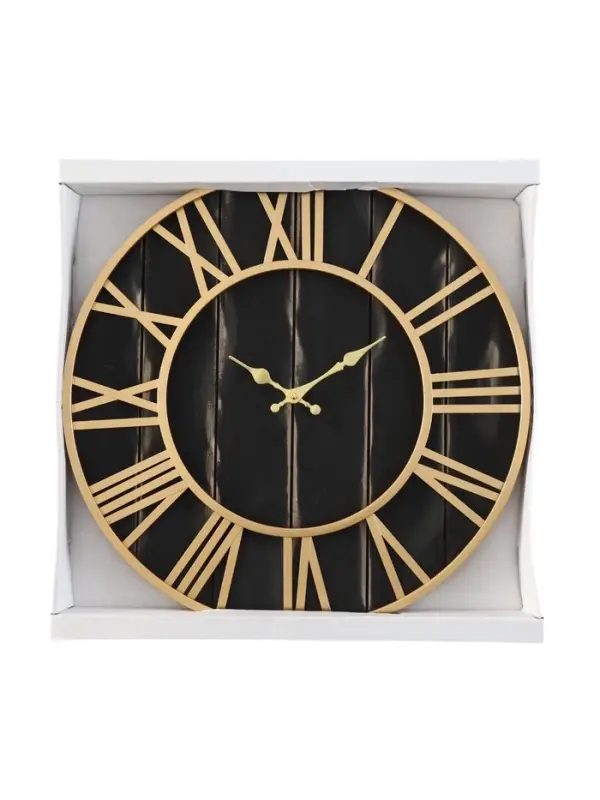 Часы настенные интерьерные &laquo;Кесвик&raquo;, серия: Лофт, дерево, металл, бесшумные, плавный ход, d=49 см, от батарейки 1&times;АА