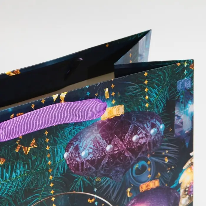 Пакет подарочный новогодний ламинированный «Магия», ML 23 х 27 х 11.5 см Пакет подарочный новогодний ламинированный «Магия», ML 23 х 27 х 11.5 см