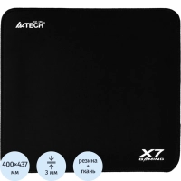 Коврик для мыши A4Tech X7 Pad X7-500MP черный 437x400x3мм