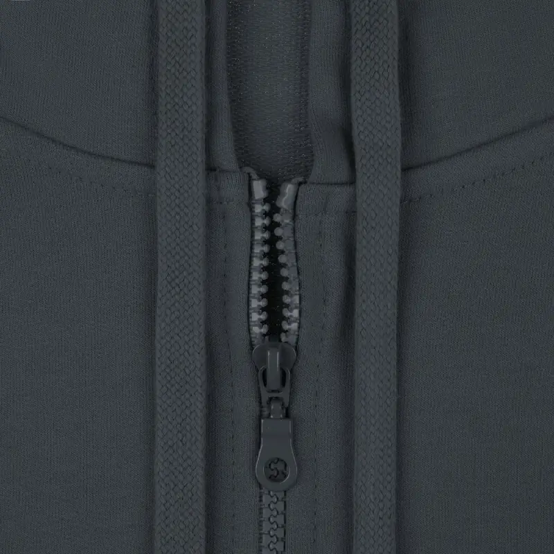 Толстовка на молнии с капюшоном Siverga 2.0, темно-серая (графит), размер XS Толстовка на молнии с капюшоном Siverga 2.0, темно-серая (графит), размер XS