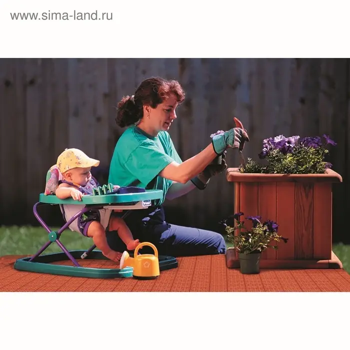 Универсальное покрытие для садовых дорожек ERFOLG H&G, 33&times;33 см, набор 9 шт., цвет терракот