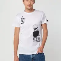 Футболка унисекс для сублимации Paint Tee, белая, размер 50