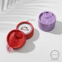 Коробочка подарочная под кольцо/серьги «Бочонок», 5.2×5.2 (размер полезной части 4.5×4.5), МИКС, вставка белая