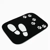 Коврик придверный &laquo;Следы&raquo;, 40&times;60 см