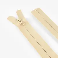 Молния &laquo;Спираль&raquo;, №7, разъёмная, водонепроницаемая, замок автомат, 60 см, светло-бежевая