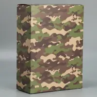 Коробка подарочная складная, упаковка, «Хаки», 22 х 30 х 10 см