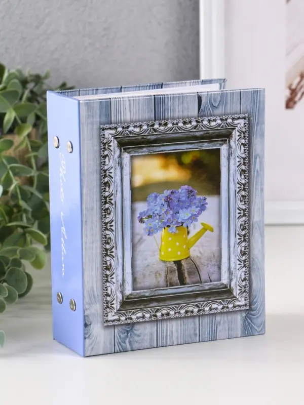 Фотоальбом 100 фото "Букет" 10X15см, ПП карм.