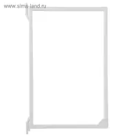 Рамка пластиковая для перекидной системы A4, INFOFRAME, без протектора, цвет белый