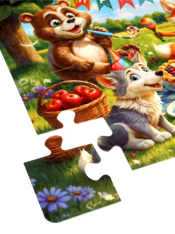 Макси-пазл 24 эл. "Праздник на полянке" 24ПЗ2_34877