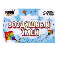 Воздушный змей Funny toys &laquo;Дракон&raquo;, с леской, МИКС