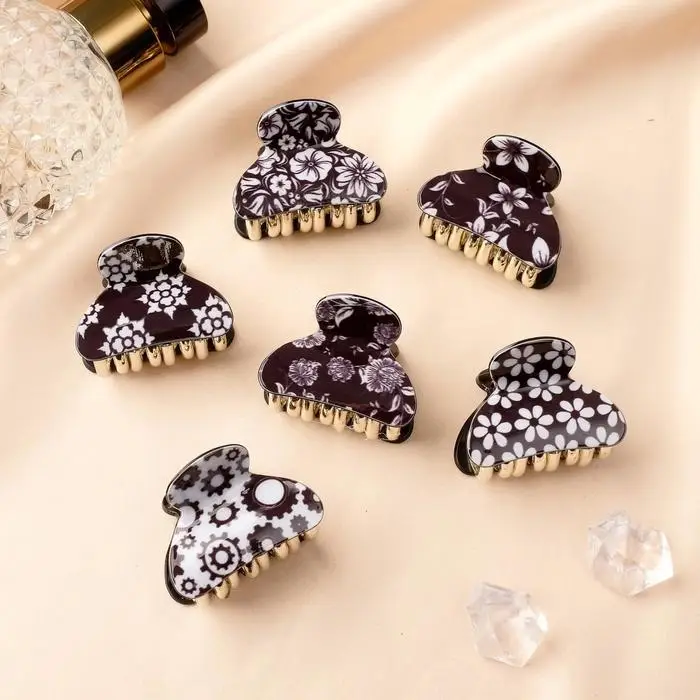 Крабик для волос «Шёлк», цветы, 4×2.5 см, МИКС Крабик для волос «Шёлк», цветы, 4×2.5 см, МИКС