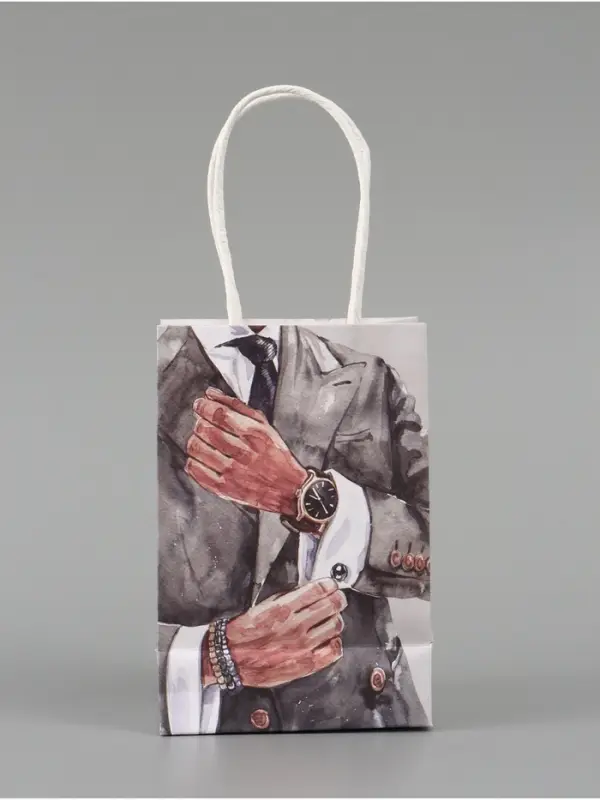 Пакет подарочный &laquo;Мужской&raquo;, 10 х 15 х 6 см