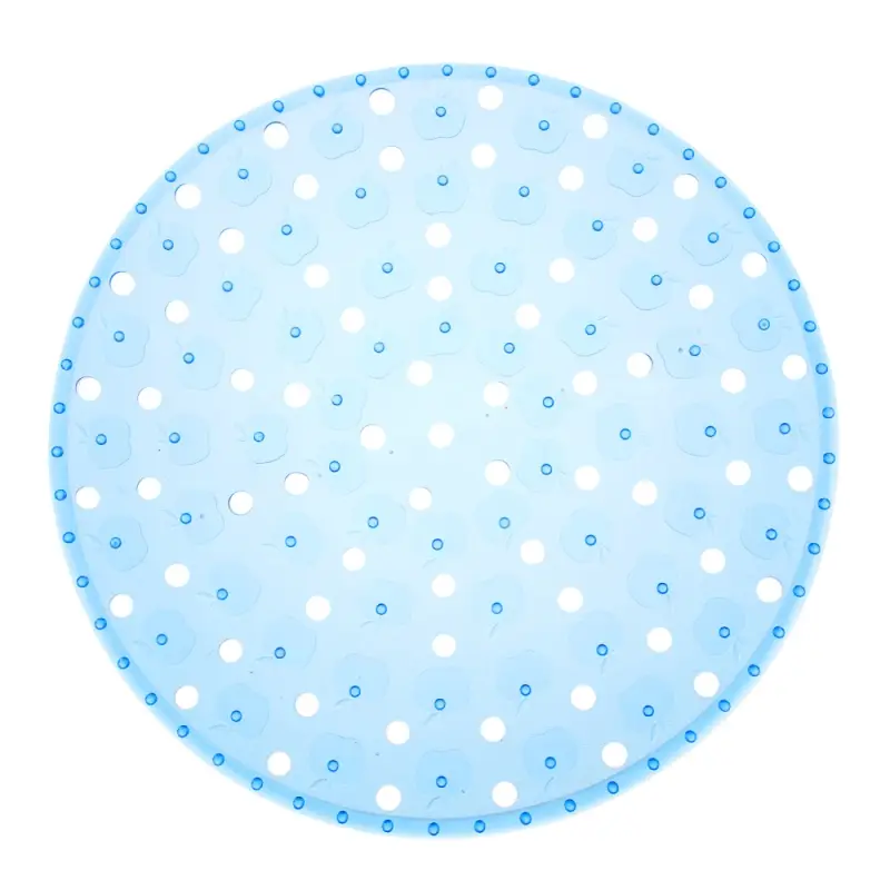 VETTA Коврик в раковину противоскользящий, ПВХ, d32см "Яблоки", 4 цвета