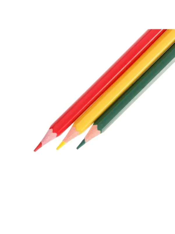 Карандаши Calligrata, цветные, 6 цветов, эконом, шестигранные, пластиковые