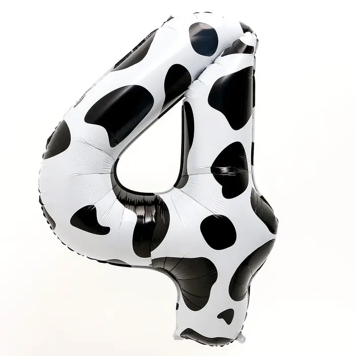 Воздушный шар фольгированный 40" &laquo;Цифра 4&raquo;