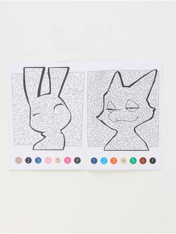 Раскраска по номерам «Зверополис», 16 стр., Disney Раскраска по номерам «Зверополис», 16 стр., Disney