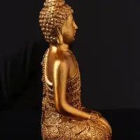 Фигурка гипс &laquo;Будда большой&raquo;, 17&times;13 см, бронза