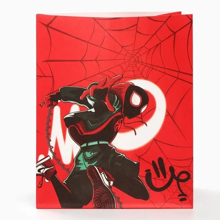 Пакет подарочный крафтовый со стикерами,, набор 3 шт., 18&times;22&times;12 см, &laquo;Супергерой&raquo;