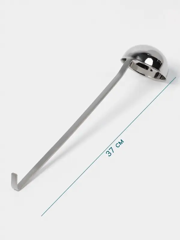 Половник цельнотянутый Hanna Kn&ouml;vell, 250 мл, d=10 см, h=37 см, толщина 3 мм, нержавеющая сталь