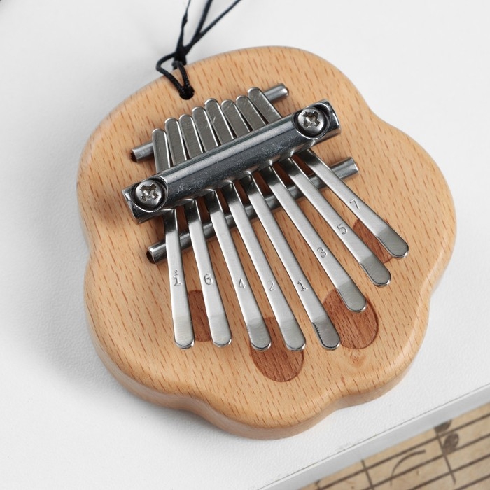 Калимба Калимба "Лапка" Music Life, 8 язычков, 7 х 5 х 1,8 см, дерево