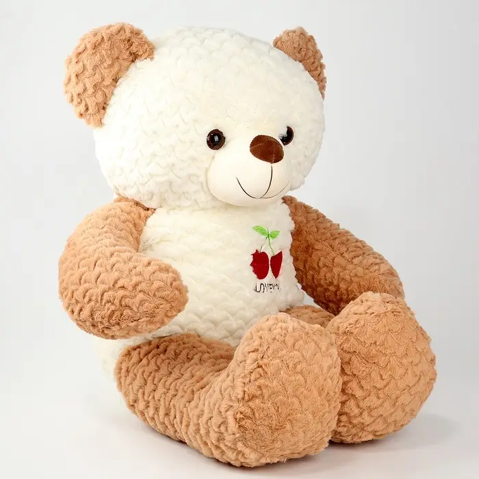 Мягкая игрушка «Медведь», с вишенкой, 80 см, цвет коричневый