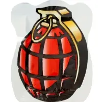 Прикол бомбочка «Граната», 9,5 × 7 × 1 см, цвета МИКС