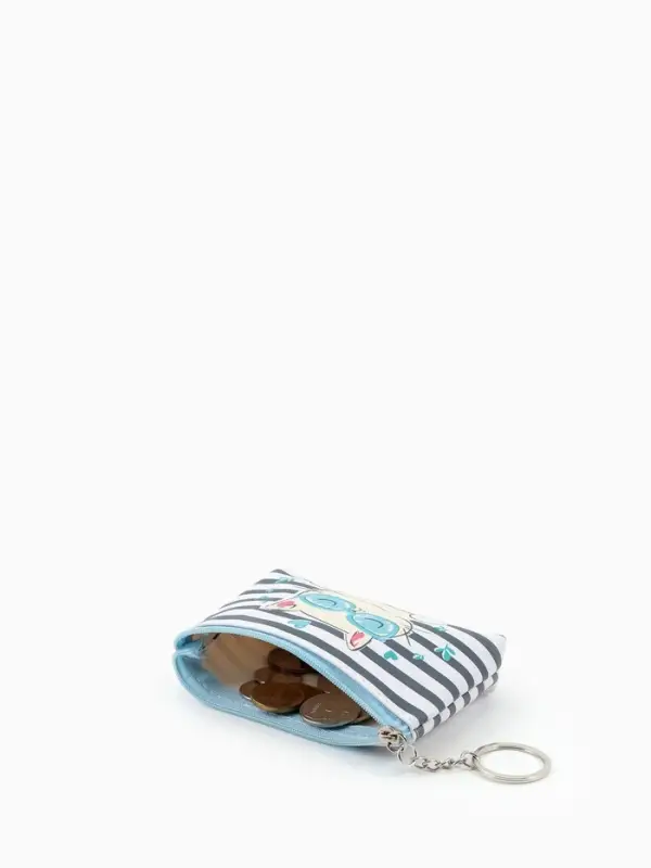 Кошелёк детский Cat style, монетница, на молнии 10.5&times;2.5&times;8 см, МИКС