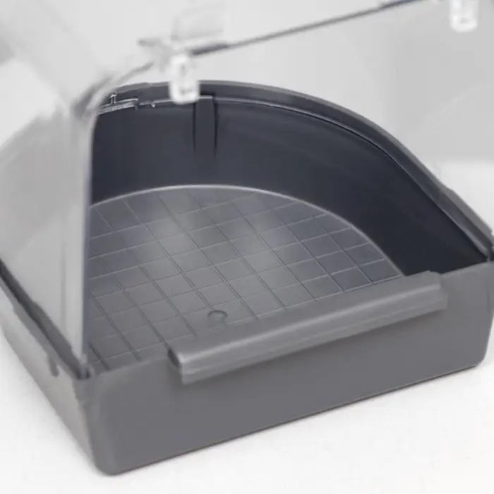 Купалка для птиц, 145&times;136&times;140 мм, серебристая