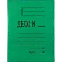 Скоросшиватель картон. мел &nbsp;360 г/м.,зеленый