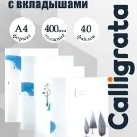 Папка формат А4, с 40 прозрачными файлами &laquo;Река&raquo;, МИКС
