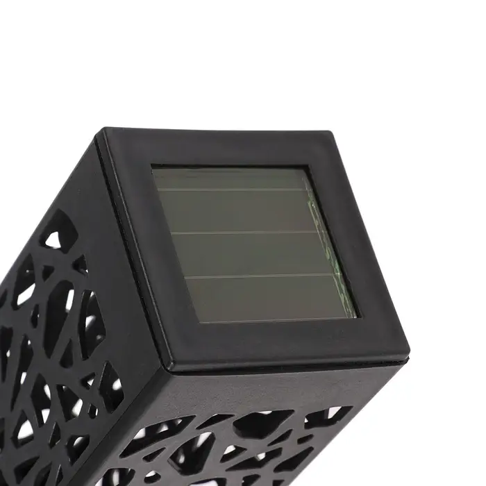 Садовый светильник &laquo;Ажурный&raquo;, уличный, на солнечной батарее, 6&times;29&times;6 см, 1 LED, свечение белое