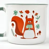 Кружка керамическая &laquo;Осень в лесу&raquo;, 450 мл