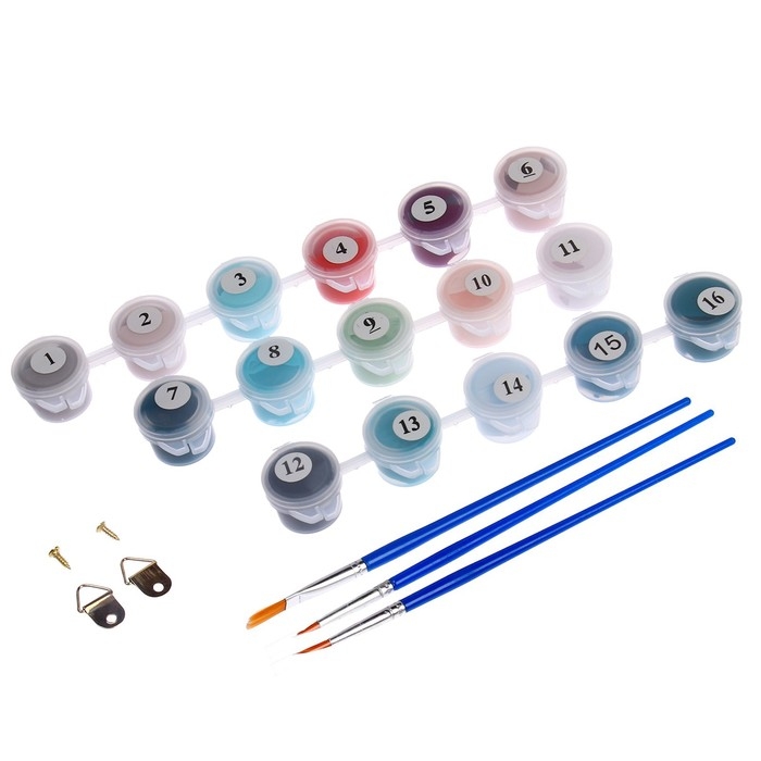 Картина по номерам на холсте с подрамником «Стихия воды», 20х30 см Картина по номерам на холсте с подрамником «Стихия воды», 20х30 см