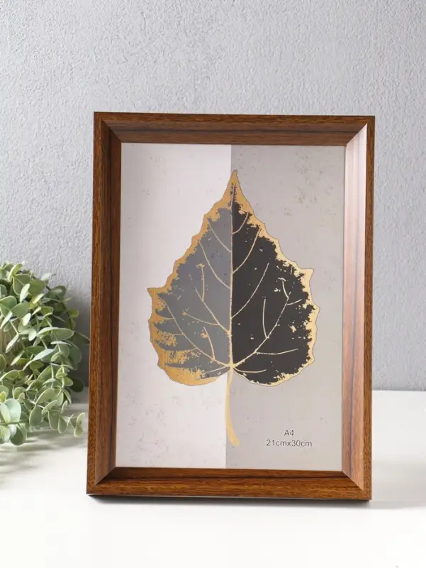 Фоторамка пластик формат А4 см "Прованс" бежево-коричневый 33,7х24,8х3 см