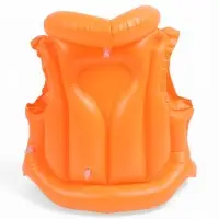 Жилет для плавания, размер М, цвет оранжевый