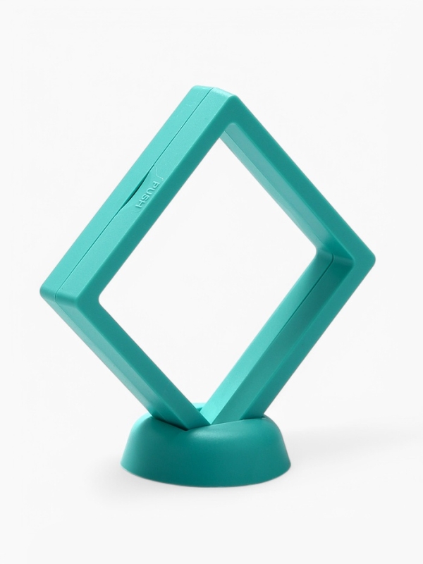 Подставка для украшений «Ромб», 13*12,5*5 см, цвет тиффани