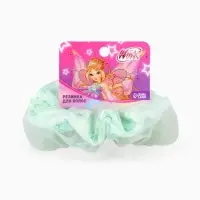 Резинка для волос &laquo;Цветы&raquo; зеленая, Винкс